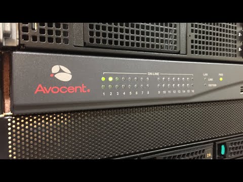 Avocent DSR4030 IP KVM Switch Unboxing