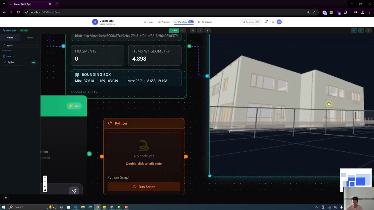 Demonstration Workflow for Triggering Model Data