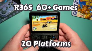 The ULTIMATE R36S Gameplay Compilation | 60  Games / 20 Platforms | The BEST budget retro handheld?