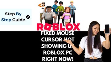 How To Fix Mouse Cursor Not Showing Up Invisible In Roblox Game On PC