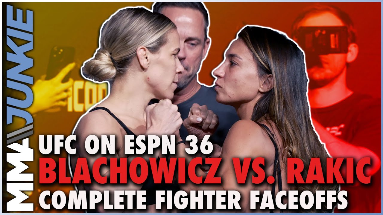 UFC on ESPN 36 Full Fight Card Faceoffs 😤