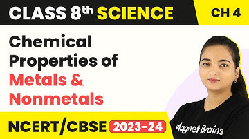 Chemical Properties of Metals and Nonmetals with Oxygen | Class 8 Science
