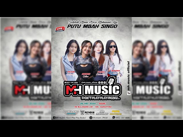 🔴LIVE MH MUSIC - SEDEKAH BUMI DESA BULUMANIS LOR PUTU MBAH SINGO - RENDIS AUDIO - 26 MEI 2024 class=