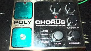 Poly Chorus - Analog Flange Chorus w/Two-Prong Plug (1981