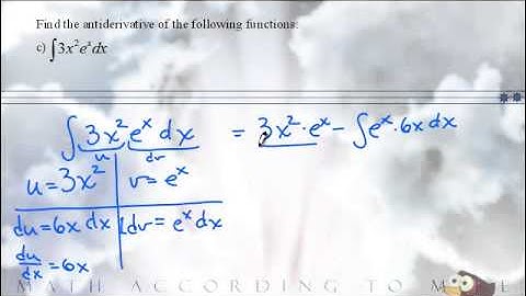 Integration by Parts Part 3