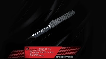 MICROTECH Ultratech T/E Signature Series OD Green Frag G-10 Top Standard 123-1 FRGTODS