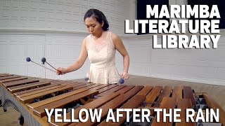 Yellow After The Rain, by Mitchell Peters - Marimba Literature Library