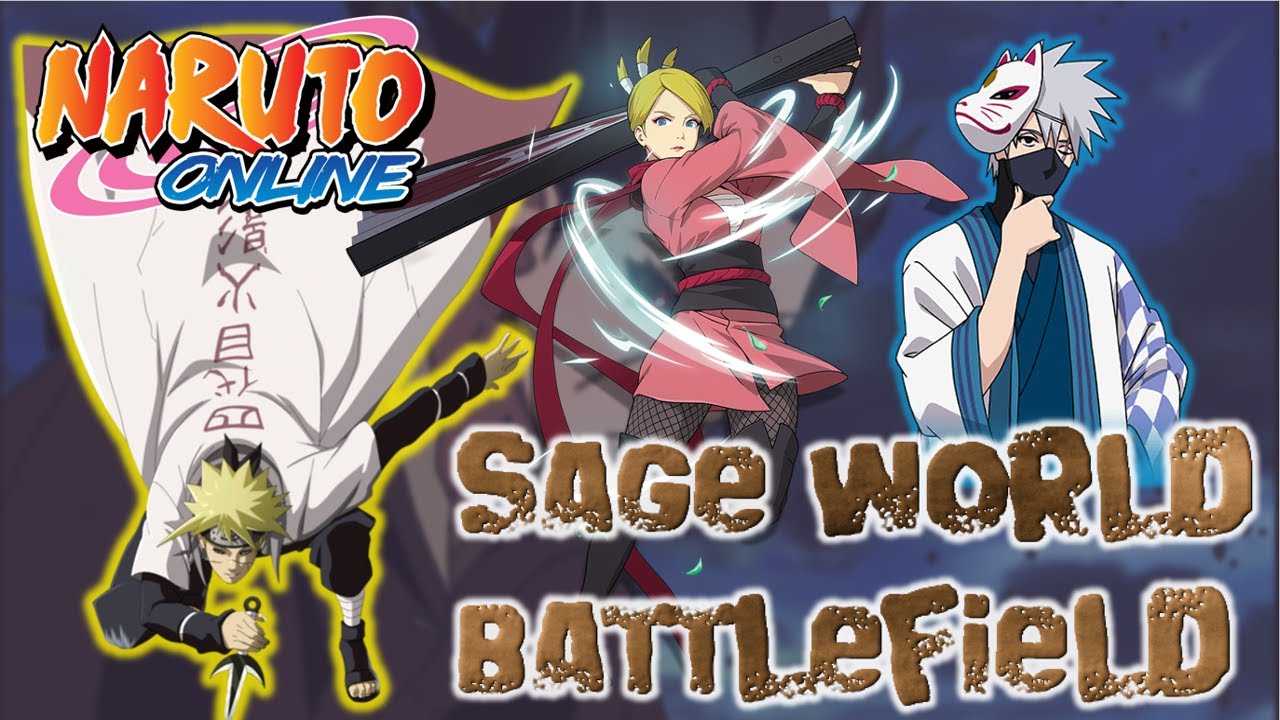 Naruto Online Sage ||  Edo Minato & Sunny Kakashi. Wind Main Style.