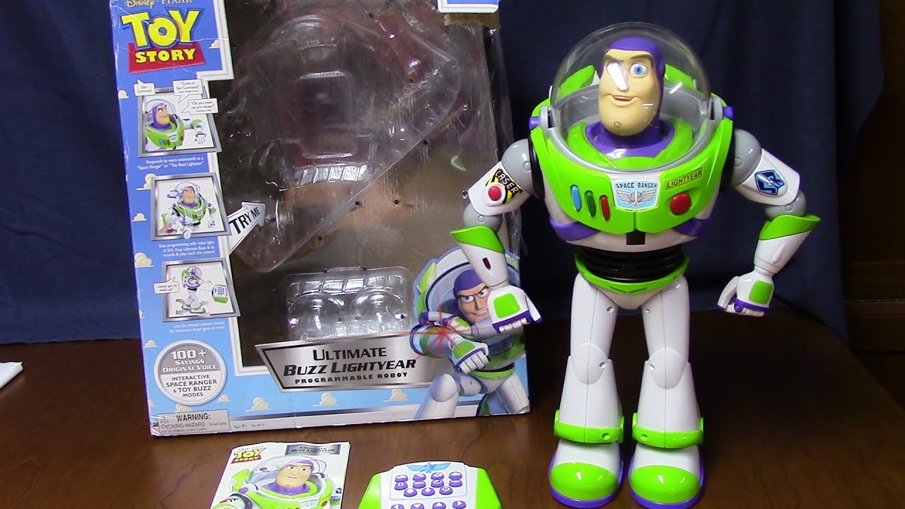 ultimate buzz lightyear programmable robot