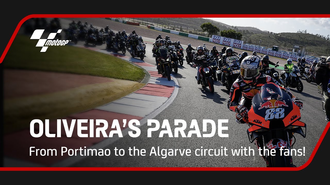 Miguel Oliveira parade: From Portimao to the Algarve circuit!