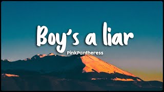 PinkPantheress - Boy's a liar (Lyrics) Resimi