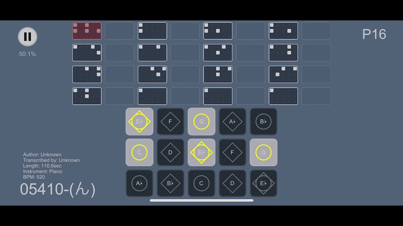 【Sky楽譜】05410-(ん)/RADWIMPS