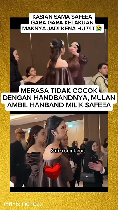 Gara gara k3l4kuan maknya safeea ken4 huj47 #fyp #ahmaddhani #mulanjameela