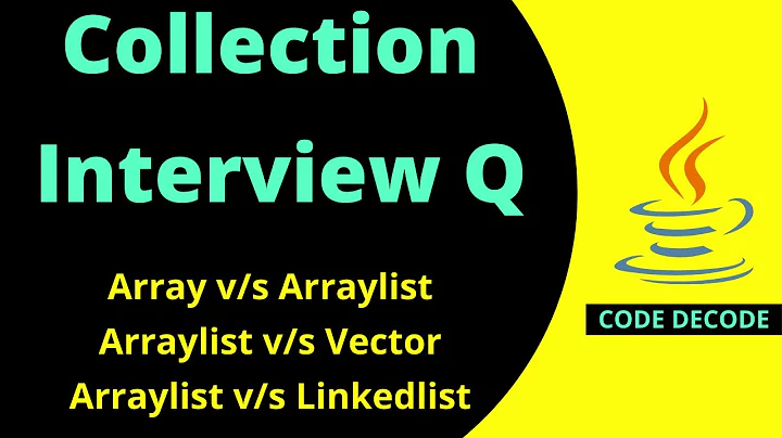 Collection framework Interview Q | Differences between Array Arraylist Linkedlist Vector| CodeDecode