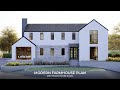 4-Bedroom Modern Farmhouse Plan with a Basement