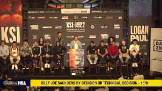 LIVE: KSI v Logan Paul 2 Undercard Press Conference | William Hill Boxing