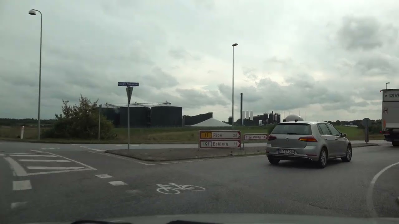 Car ride Køre ud i sommerlandene. Varde – Süderlügum UHD/4K /HDR Video 02