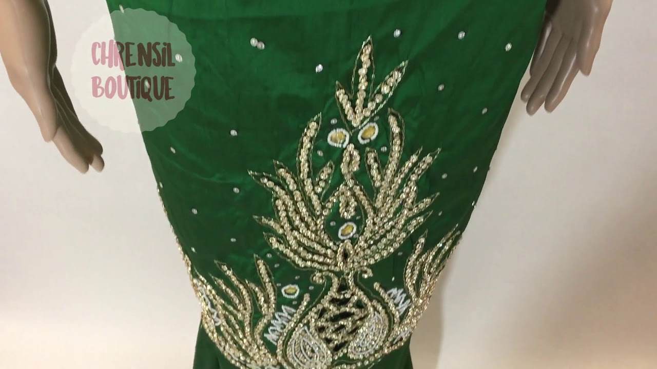 Elizabeth |  Virgin Silk Heavy Indian George Fabric Set (asoebi)