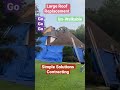 Large roof replacement insurance claim hail damage, Southern,MD #yt #sales #roof #entrepreneur ￼