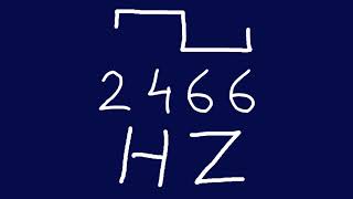 2466 hz square