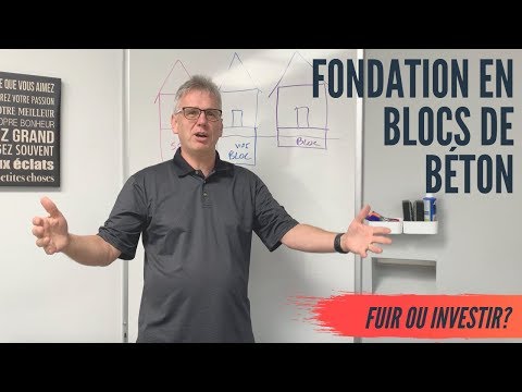 Vidéo: Comment imperméabiliser les fondations en blocs de béton?