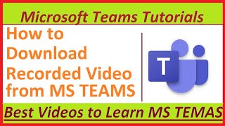 How to download recorded videos from Microsoft Teams screenshot 3