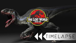 Raptor Hybrid (Jurassic Park) | Blender 2.8 Timelapse 2020