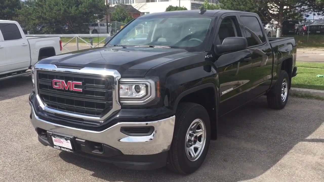 2017 GMC Sierra 1500 4WD Crew Cab Trailer Brake Black Oshawa ON Stock #171507 - YouTube Mills Motors Buick GMC Ltd.