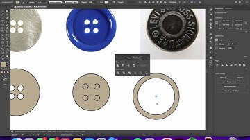 Drawing Buttons and Grommets in Adobe Illustrator for Fashion Flat Illustration