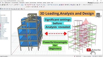 Right way to Load, Analyzed and Design in Protastructure