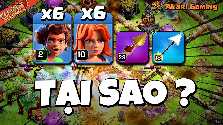 Nên Dùng Trang Bị Này Với Combo TH15 Kỵ Sĩ Rễ Cây Rank 5k6 Huyền Thoại Clash of clans | Akari Gaming