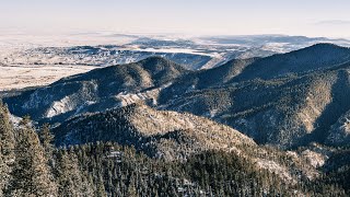 Solo Hiking Cheyenne Mountain Top of the Mountain Trail 9,570ft| Colorado Springs Winter Summits