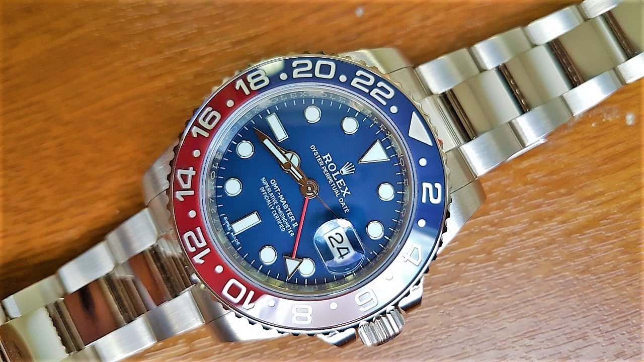blue dial gmt