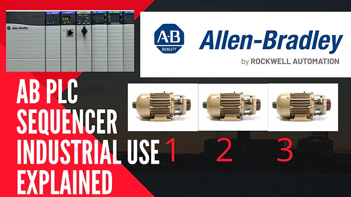 Como usar sequenciadores em PLCs AB | Tutorial de sequenciadores Allen Bradley para iniciantes | Aplicações SQO