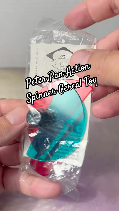 Not sure where the Peter Pan affiliation came from! #peterpan #cereal #prize #toystagram