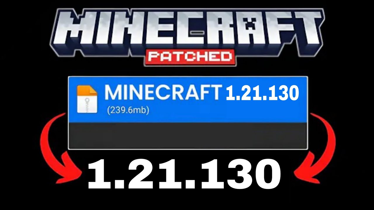 Minecraft PE 1.21.130 Patch Update • New Features & Fixes! - YouTube