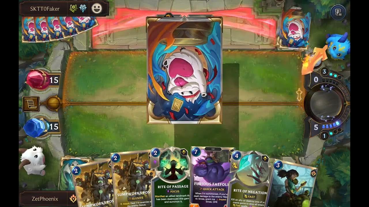 Legends Of Zilean Jinx GamePlay Deck SumpWorker, Hexite