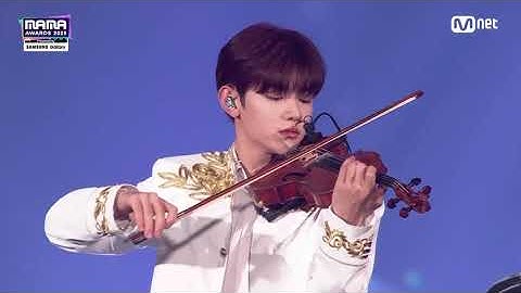 ZEROBASEONE ZHANG HAO - "Here I Am" Violin Solo Stage + Boys Planet Transition (2023 MAMA)| 장하오 바이올린