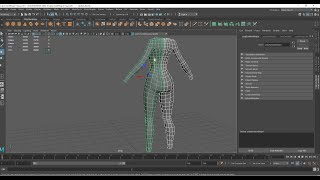 Maya Organic Modeling for beginners Female Body (part  1)