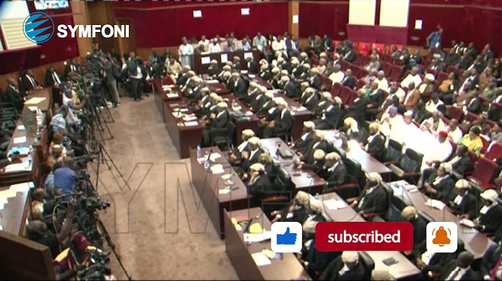 Watch The Entrance of Justices of The Presidential Election Petition Court, PEPC, For Judgement