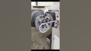 Bending Steel Like Magic! 🔥 CNC Hook Forming in Action! ⚙️