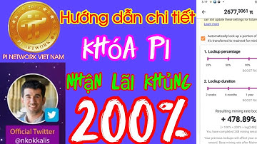 Pi Network_Cập nhật khóa pi nhận lãi cao cho pioneers | Update pi lock to receive high interest ...