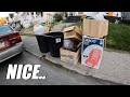 Trash picking free stuff  they are moving out  ep 898