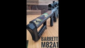 Installation of Barrett M82A1 cheek pad.