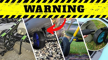 The 4 Styles of Fishing Kayak Carts (And a WARNING) ☠️