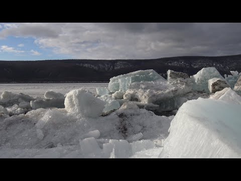 Ледоход  Мощь и красота реки Лена  Якутия 2024 год