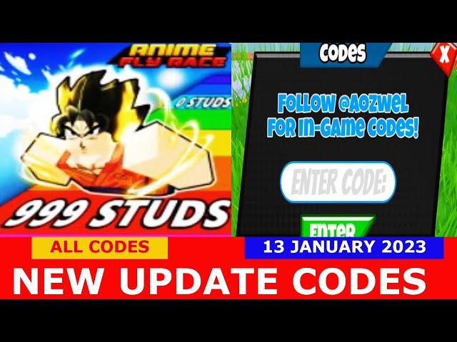 NEW CODES [🚀MOUNTS] ⛩️ Anime Fly Race By Broken Wand Studios, Roblox GAME,  ALL SECRET CODES 