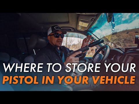 Which spot in your car allows for the fastest draw?