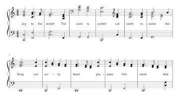 Thumbnail of Joy to the World - Piano Sheet Music (PDF Download)