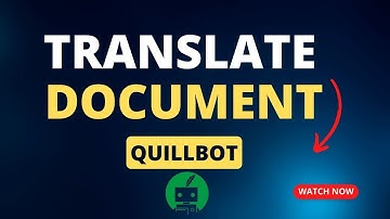 Example Document Translation with Quillbot